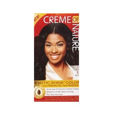 Creme of Nature Exotic Shine™ Hair Color – Soft Black 3.0 - ANNS BEAUTY SUPPLY